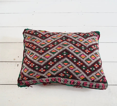Vintage Moroccan Berber Pillow Cushion Cover Kilim