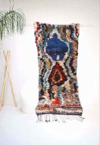 Vintage Boucherouite Rug BOU756