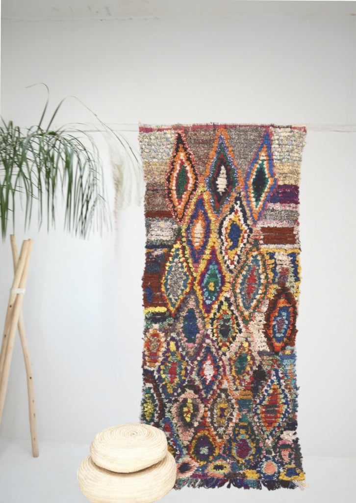 Vintage Boucherouite Rug BOU707