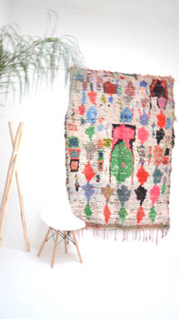 Vintage Boucherouite Rug BOU706