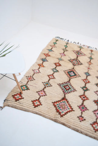 Vintage Azilal Rug Mid Century Moroccan Rug
