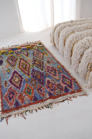 Vintage Boucherouite Rug BOU745