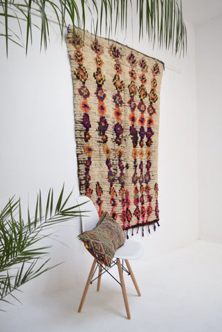Vintage Azilal Rug Mid Century Moroccan Rug AZ1016