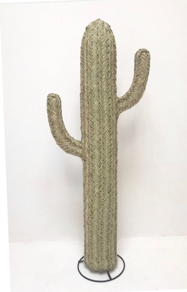 Rattan Cactus Handmade in Morocco 170 cm Halfah Grass Handwoven Rattan Cactus