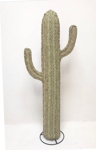 Rattan Cactus Handmade in Morocco 170 cm Halfah Grass Handwoven Rattan Cactus
