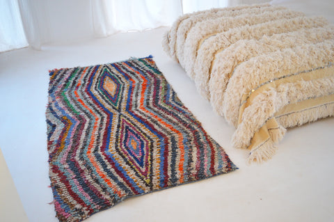 Vintage Boucherouite Rug BOU727