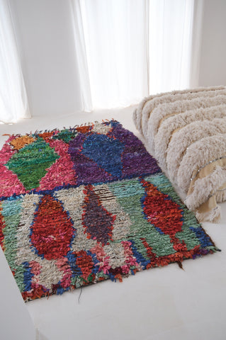 Vintage Boucherouite Rug BOU744