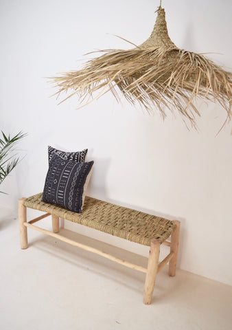 Moroccan Raffia Suspension Lamp Shade