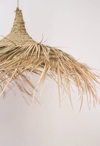 Moroccan Raffia Suspension Lamp Shade