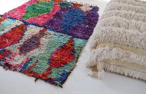 Vintage Boucherouite Rug