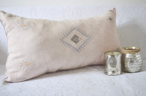 Moroccan Cactus Sabra Silk Cushion Cover