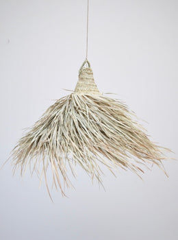 Moroccan Rattan Lampshade Large Natural Woven Raffia Pendant Light