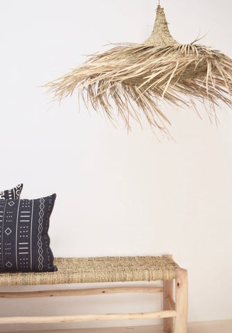 Moroccan Raffia Suspension Lamp Shade