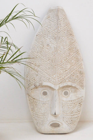 Timor mask hand - carved