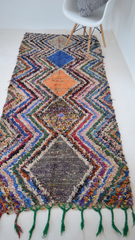 Vintage Boucherouite Rug BOU739