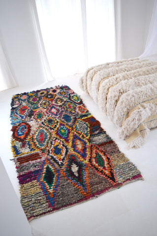Vintage Boucherouite rug