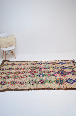 Vintage Azilal Rug Mid Century Moroccan Rug