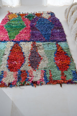 Vintage Boucherouite Rug BOU744