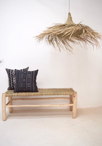 Moroccan Raffia Suspension Lamp Shade