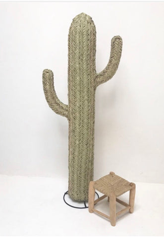 Rattan Cactus Handmade in Morocco 170 cm Halfah Grass Handwoven Rattan Cactus