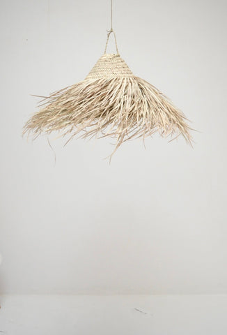 Moroccan Rattan Lampshade Natural Woven Raffia Pendant Lightshade