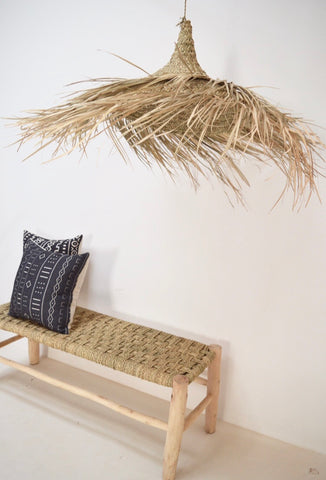 Moroccan Raffia Suspension Lamp Shade