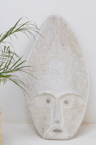 Timor mask hand - carved
