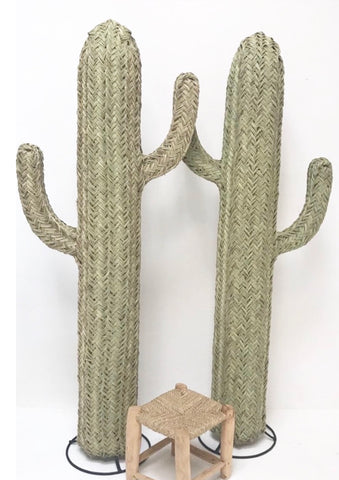 Rattan Cactus Handmade in Morocco 170 cm Halfah Grass Handwoven Rattan Cactus