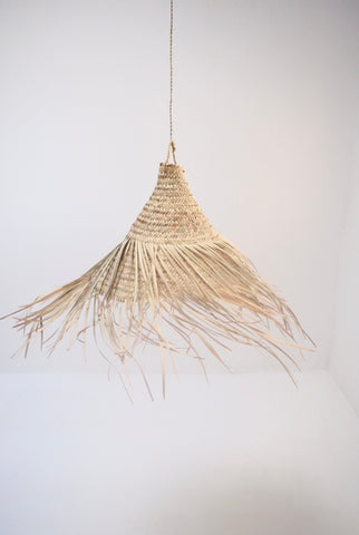 Moroccan Handmade Rattan braided Lampshade Woven Natural Rattan Pendant Light