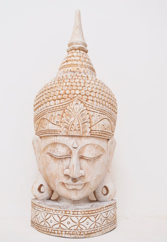 Balinese Buddha Mask Hand carved from Wood