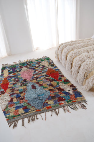 Vintage Boucherouite Rug BOU754