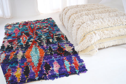 Vintage Boucherouite Rug