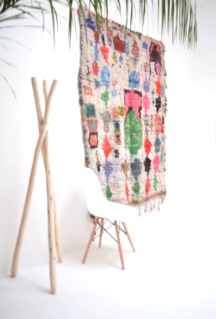 Vintage Boucherouite Rug BOU706