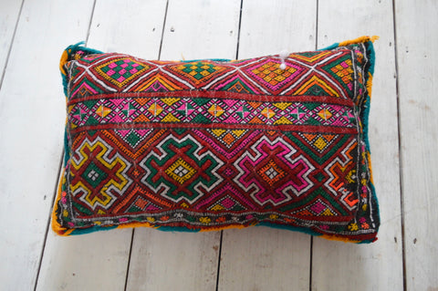 Vintage Moroccan Berber Pillow Kilim Tribal Cushion