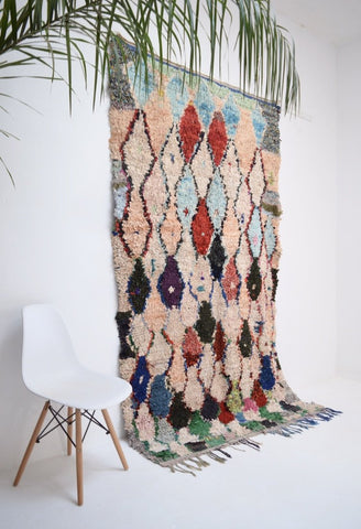 Vintage Boucherouite Rug BOU738