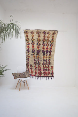 Vintage Azilal Rug Mid Century Moroccan Rug