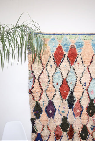 Vintage Boucherouite Rug BOU738