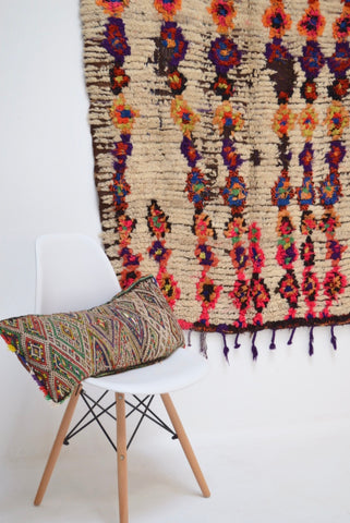 Vintage Azilal Rug Mid Century Moroccan Rug