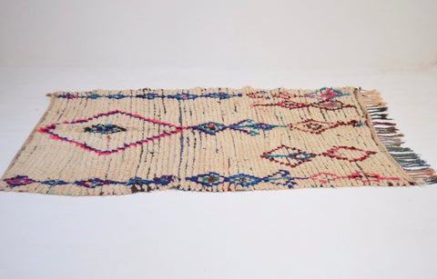 Vintage Azilal Rug Mid Century Moroccan Rug