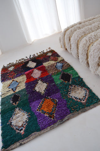 Vintage Boucherouite Rug BOU734