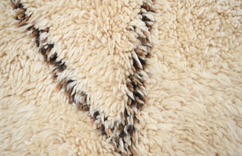 Vintage Beni Ourain Rug Plush Wool Berber Rug