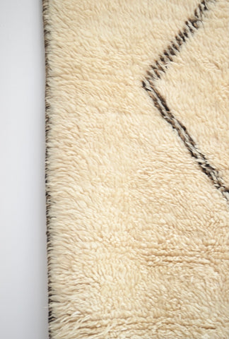 Vintage Beni Ourain Rug 5’10” x 10 FT 4 inches BQ1883