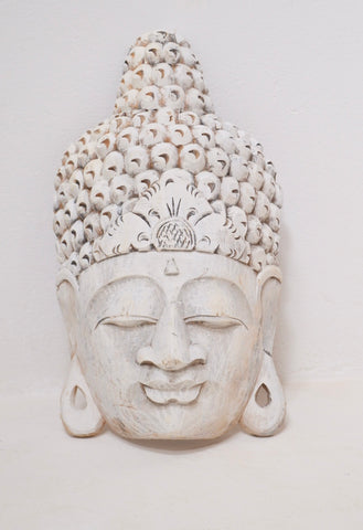 Balinese Buddha Mask Hand carved from Wood