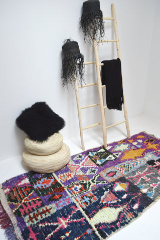 Vintage Boucherouite Rug BOU751