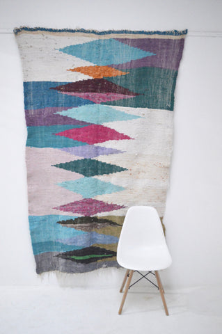 Vintage Moroccan Hanbal Rug