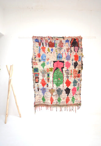 Vintage Boucherouite Rug BOU706