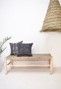 XL Moroccan Suspension Conical Lampshade Natural Rattan Lampshade Pendant Light