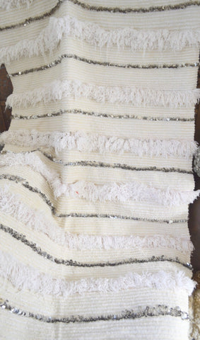 Vintage Moroccan Wedding Blanket