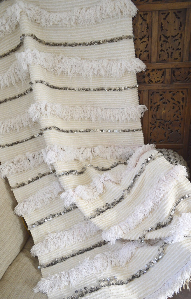 Vintage Moroccan Wedding Blanket