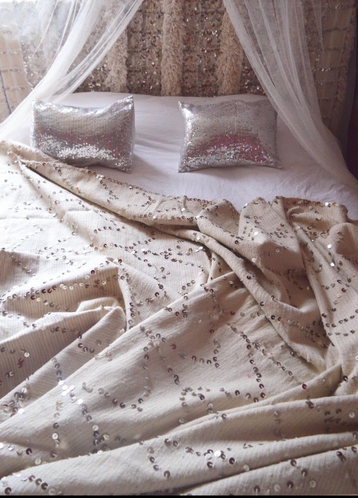 Vintage Moroccan Wedding Blanket